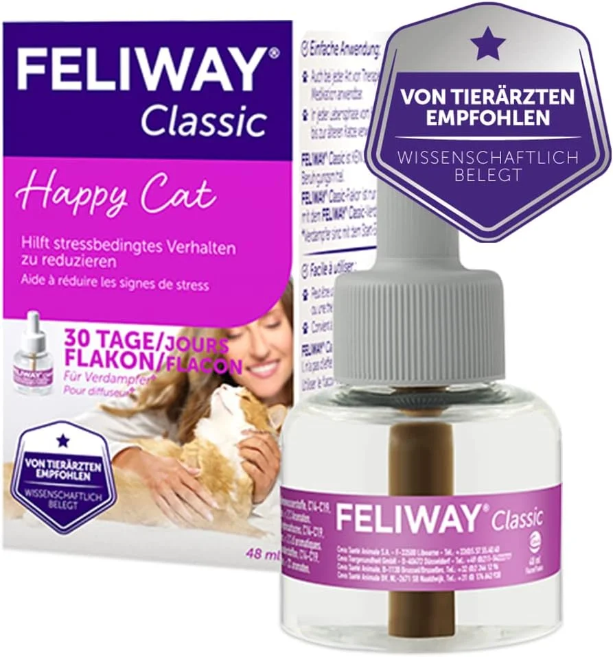 مایع شارژ مجدد خوشبو کننده کلاسیک گربه فلی وی ۴۸ میلی لیتر