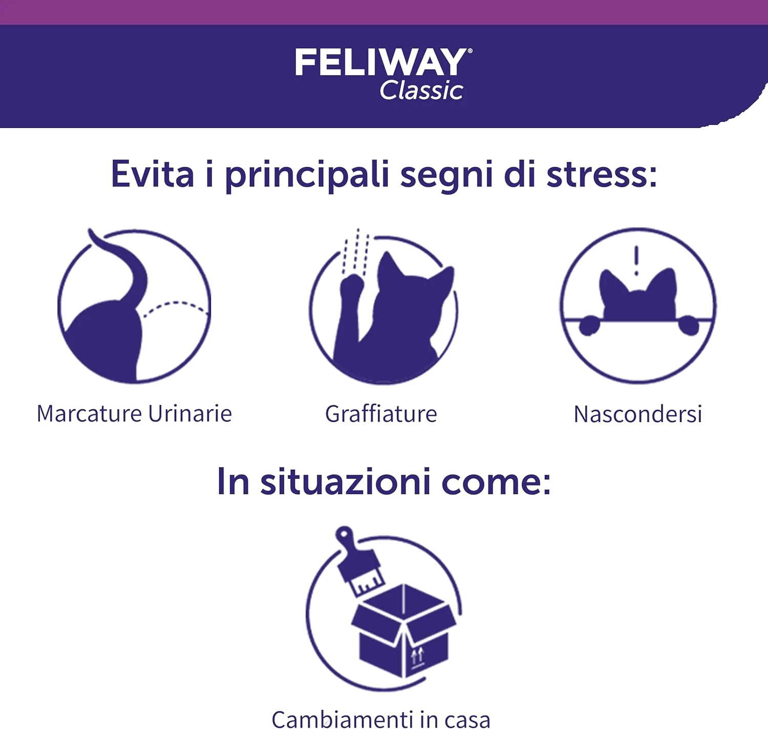 افشانه آرام‌بخش گربه کلاسیک FELIWAY، بسته ۳ عددی، مناسب برای ۳۰ روز، بدون بو، ۴۸ میلی‌لیتر - کمک به حل علائم رایج استرس در گربه‌ها و بچه گربه‌ها، توصیه شده توسط دامپزشکان، بدون دارو، از نظر بالینی ثابت شده