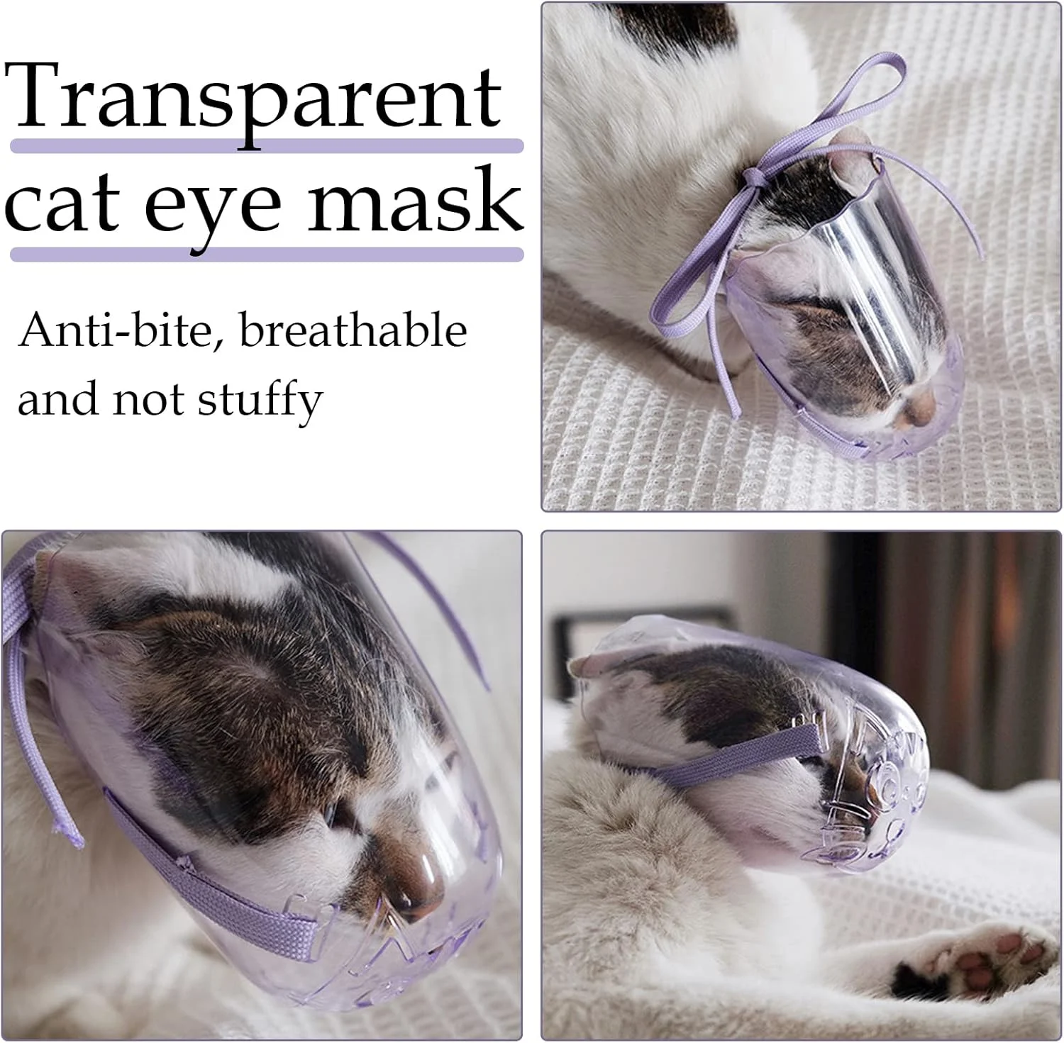 ست پوزه بند گربه و چکمه گربه، لوازم نظافت گربه، روکش ناخن گربه با کلاه قابل تنظیم، پوزه بند هواخور ضد گاز گرفتن، چکمه های ضد خش سیلیکونی محافظ پنجه برای حمام