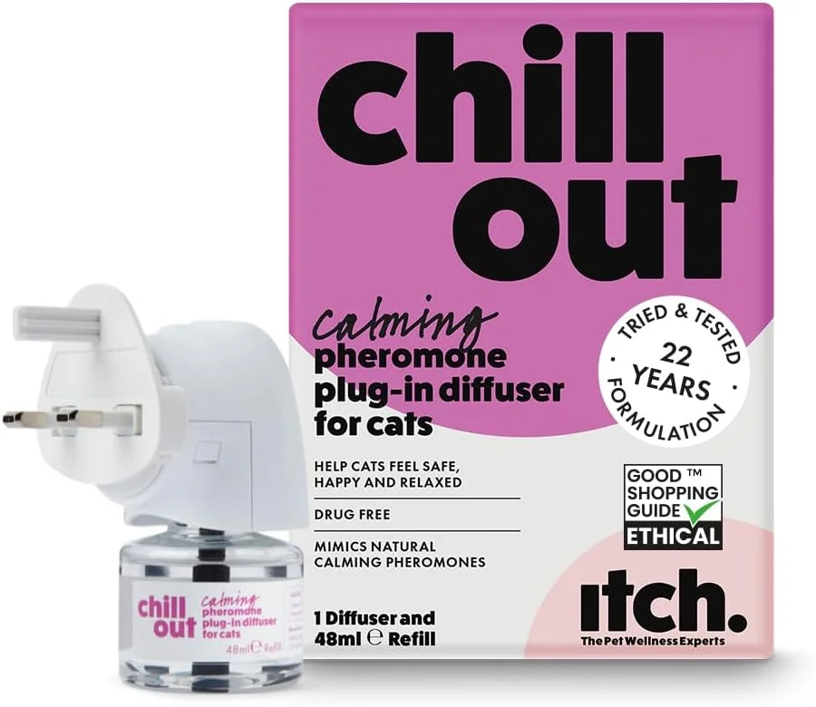 کیت شروع آرامش بخش برای گربه ها | پخش کننده پلاگین فرمون های آرامش بخش و پرکننده 30 روزه | کاهش اضطراب و استرس