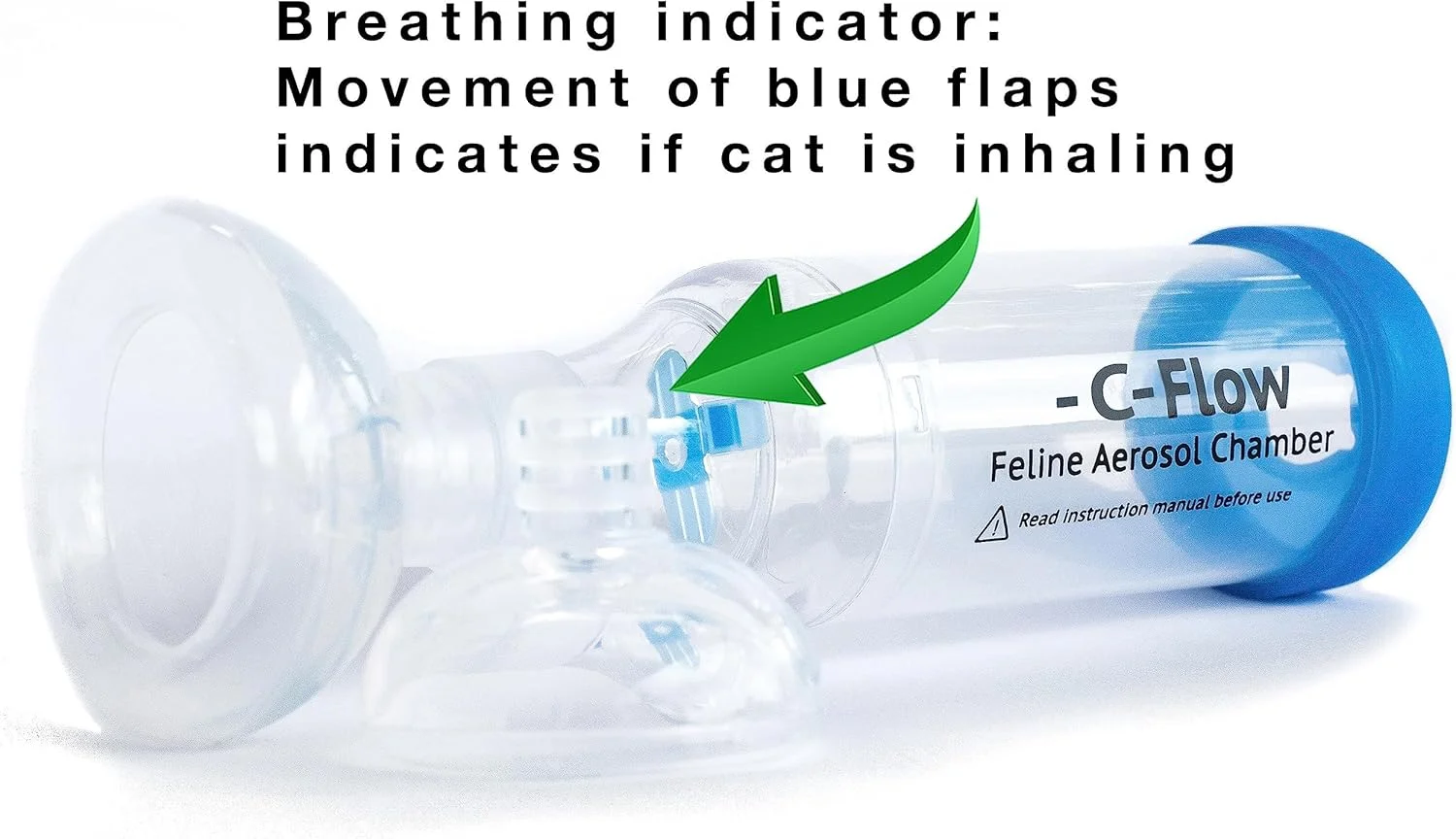 محفظه استنشاقی گربه با نشانگر تنفس - شامل 2 ماسک برای تناسب با اکثر گربه ها - محفظه آئروسل گربه سانان