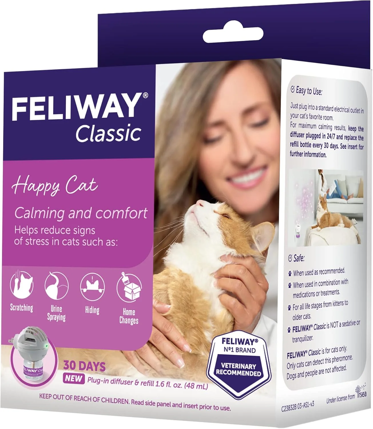 پخش کننده و شارژ مجدد ۴۸ میلی لیتری Ceva Feliway Classic