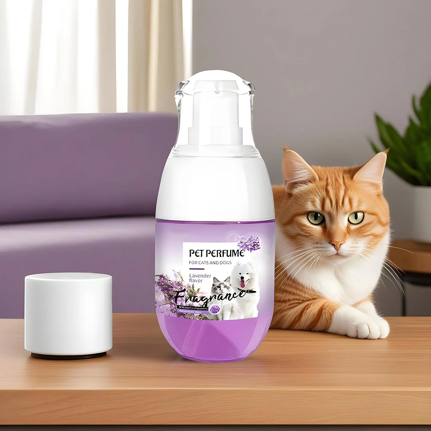 اسپری فرمون گربه - اسپری فرمون آرامبخش گربه | محلول ضد استرس 30 میلی لیتر، لوازم حیوانات خانگی برای منزل، ویزیت دامپزشکی، مسافرت، محافظت از مبلمان و کف