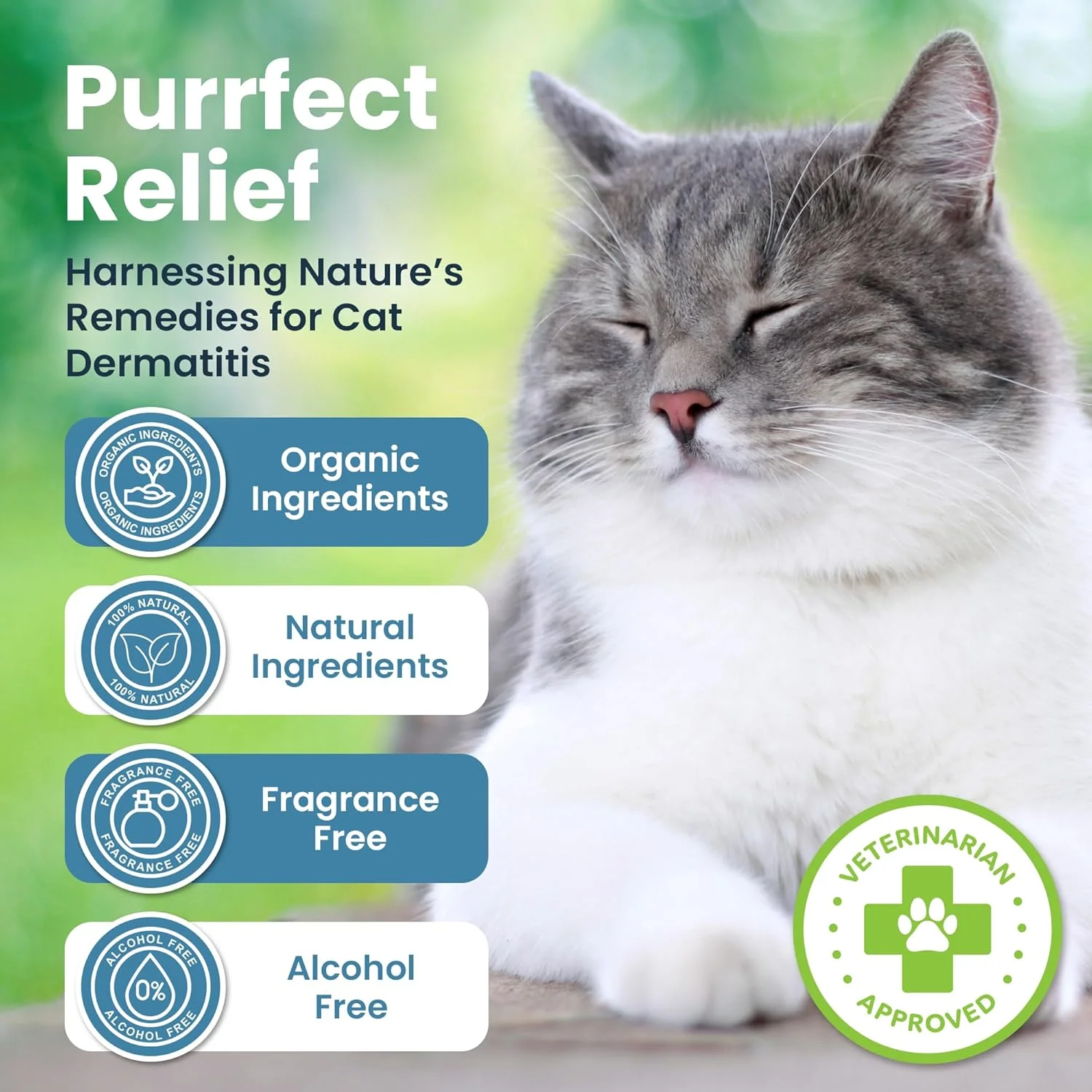 کرم پنجه گربه 2oz: درمان نقاط داغ برای درماتیت گربه، درمان خارش پوست گربه، تسکین پوست خشک گربه، مراقبت از زخم حیوانات خانگی، تسکین آلرژی طبیعی با عسل مانوکا، آلوئه ورا، ویتامین E