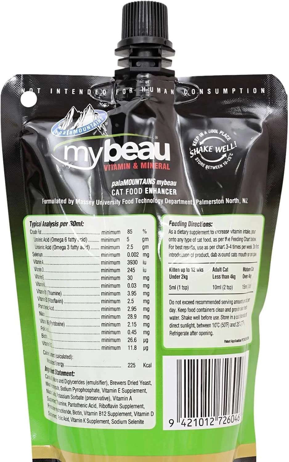 مکمل ویتامین و مواد معدنی برای گربه (سبز) مکمل ویتامین و مواد معدنی برای گربه (سبز)