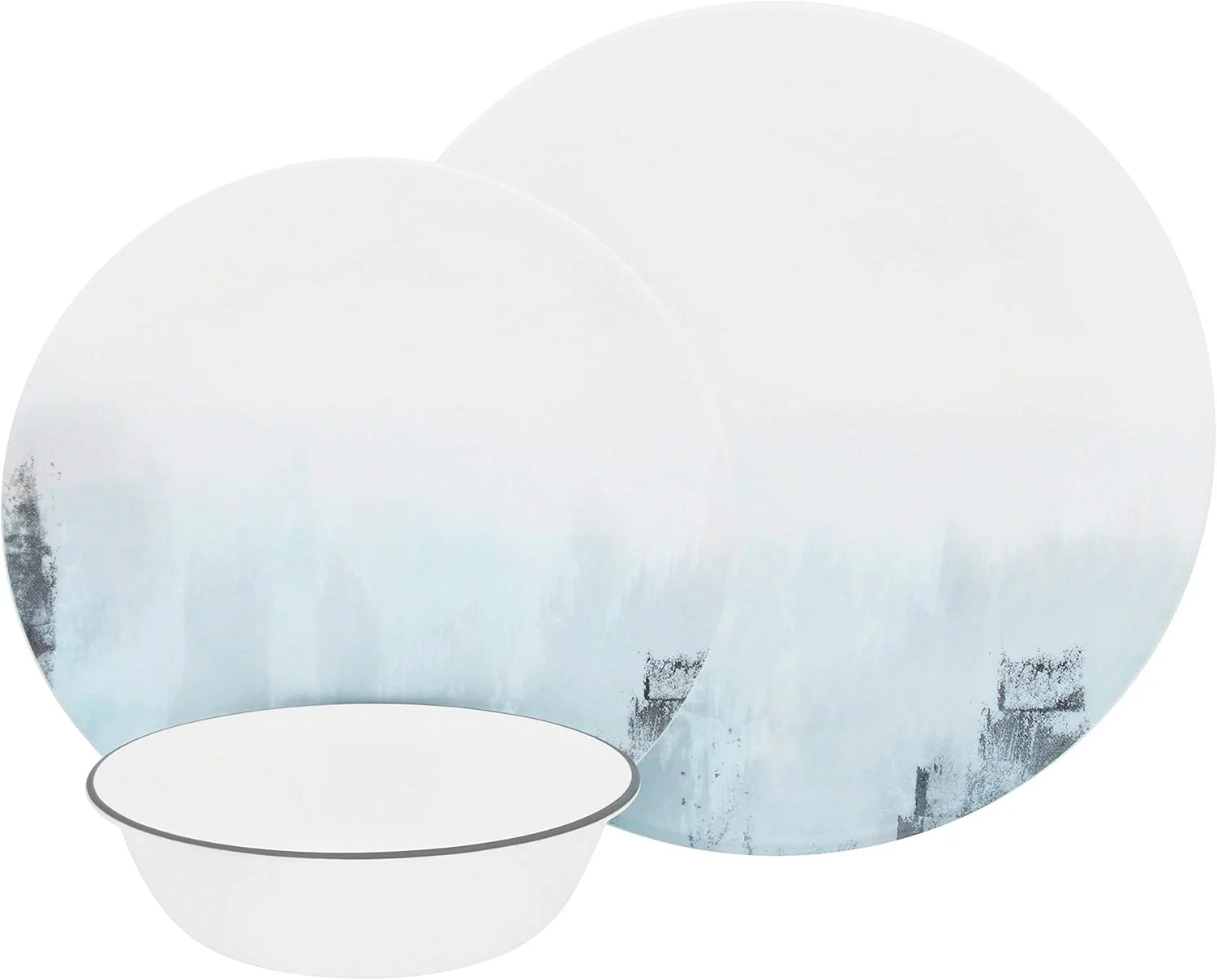 سرویس غذاخوری 12 پارچه Corelle® طرح Tranquil Reflection، مناسب برای 4 نفر