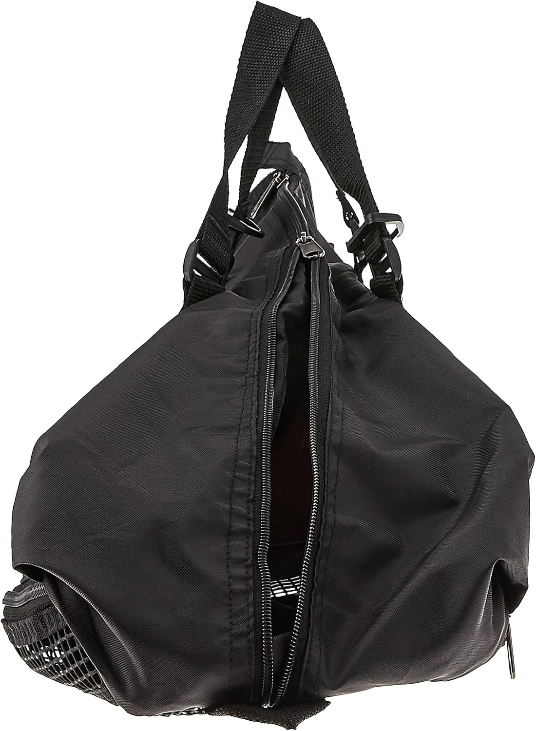 کیف نظافت گربه با عملکرد بالا - کیف های بادوام و کاربردی طراحی شده برای نگهداری ایمن گربه ها در طول نظافت و/یا حمام کردن - بزرگ، مشکی