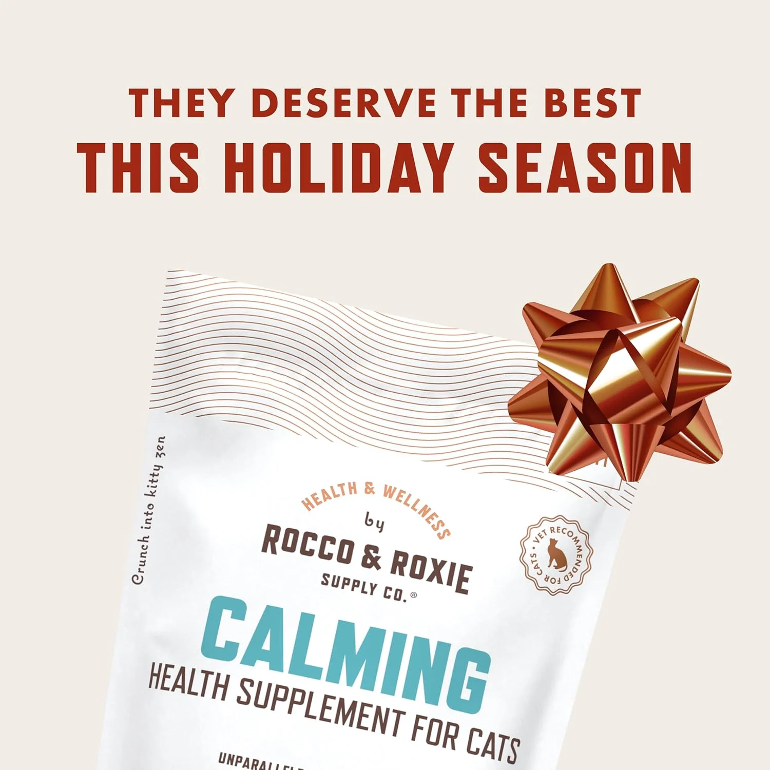 تشویقی آرام‌بخش گربه Rocco & Roxie Supply Co. برای کاهش اضطراب