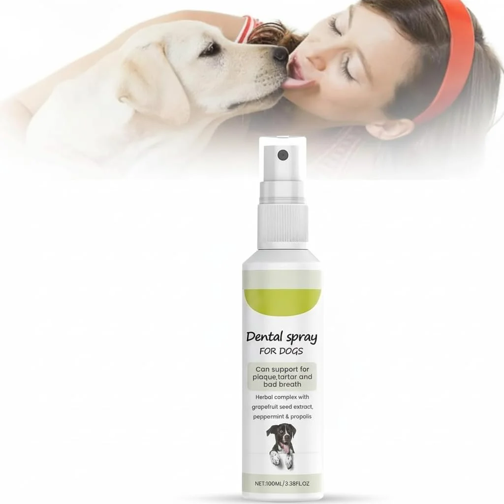 اسپری مراقبت از دهان نالاکال برای سگ ها و گربه ها، اسپری تمیز کننده دندان حیوانات خانگی، رفع بوی بد دهان سگ و گربه، از بین بردن بوی بد دهان، بهداشت دهان و دندان برای حیوانات خانگی (1 عدد)