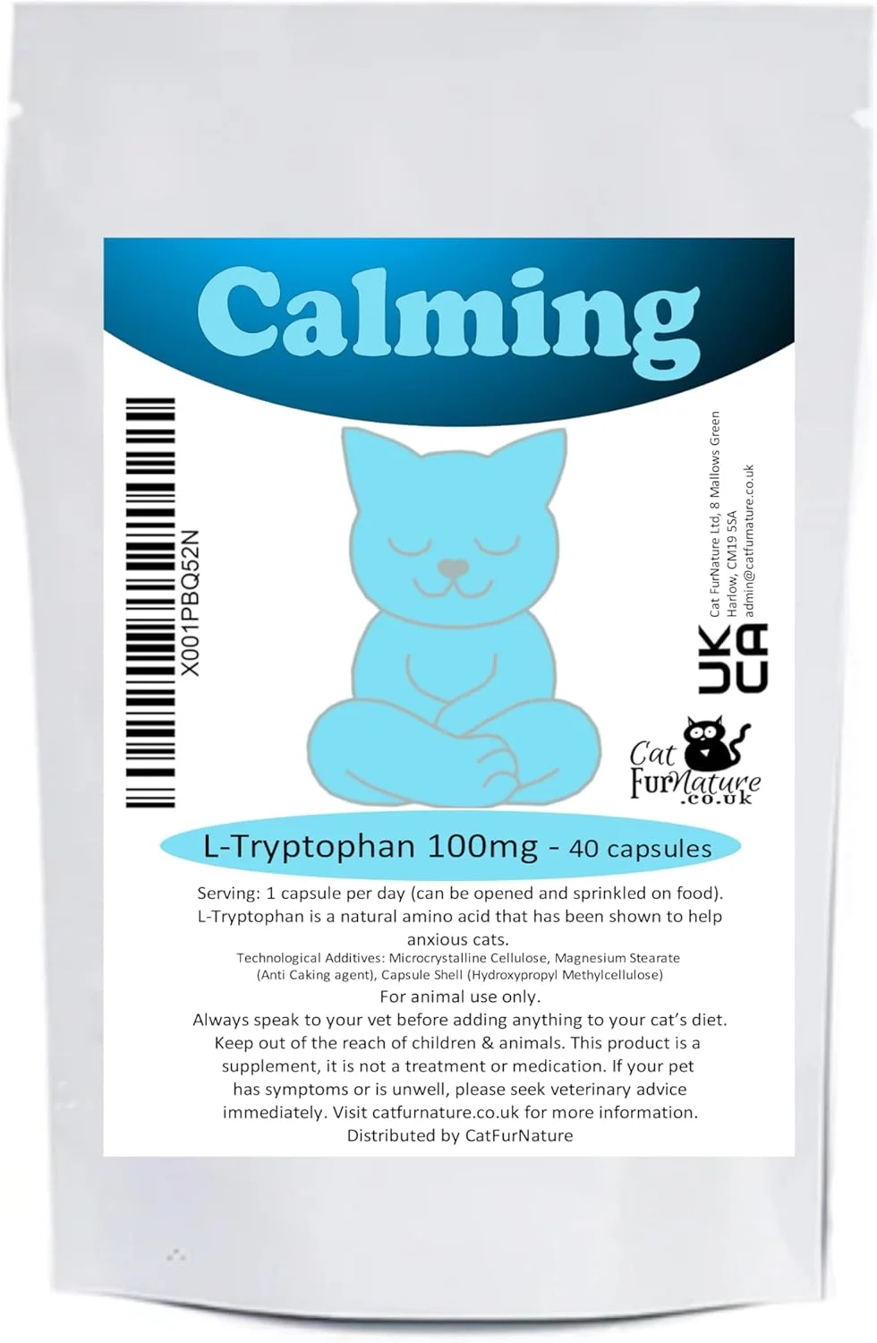 ال-تریپتوفان آرامش بخش مخصوص گربه ها