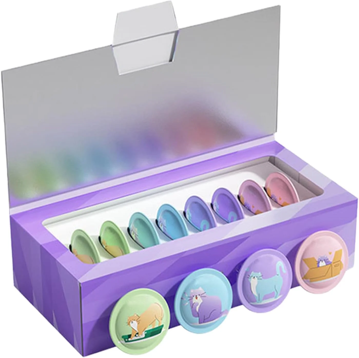 برچسب های آرامش بخش گربه - برچسب های تسکین دهنده گربه - لوازم حیوانات خانگی تسکین دهنده مناسب سفر برای خانه، مسافرت، ماشین سواری، ویزیت دامپزشک