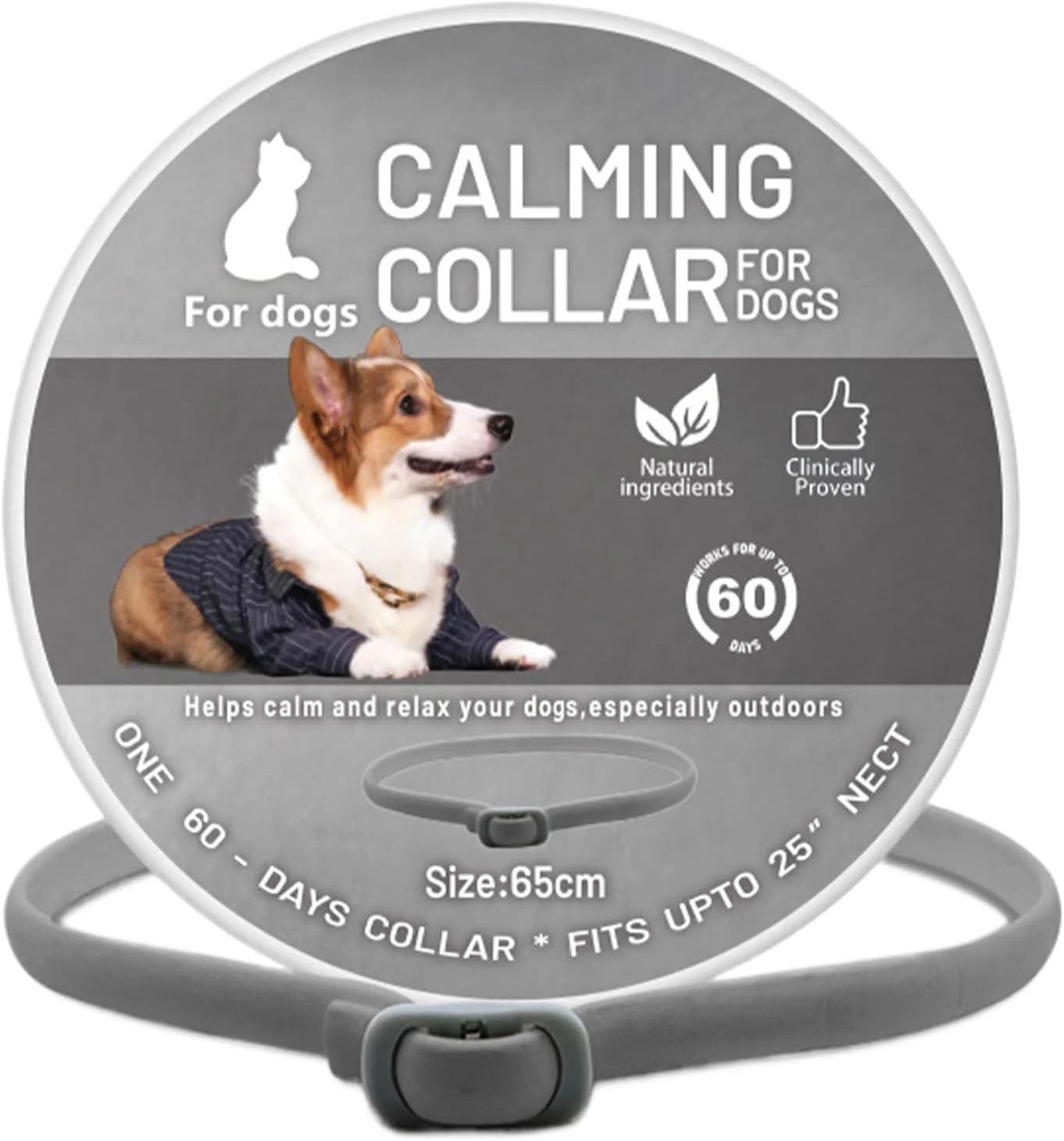 قلاده آرام بخش گربه - قلاده آرام بخش فرمونی سگ قابل تنظیم، لوازم حیوانات خانگی پخش کننده طبیعی برای همه نژادها آموزش جداسازی بچه گربه های کوچک، متوسط و بزرگ