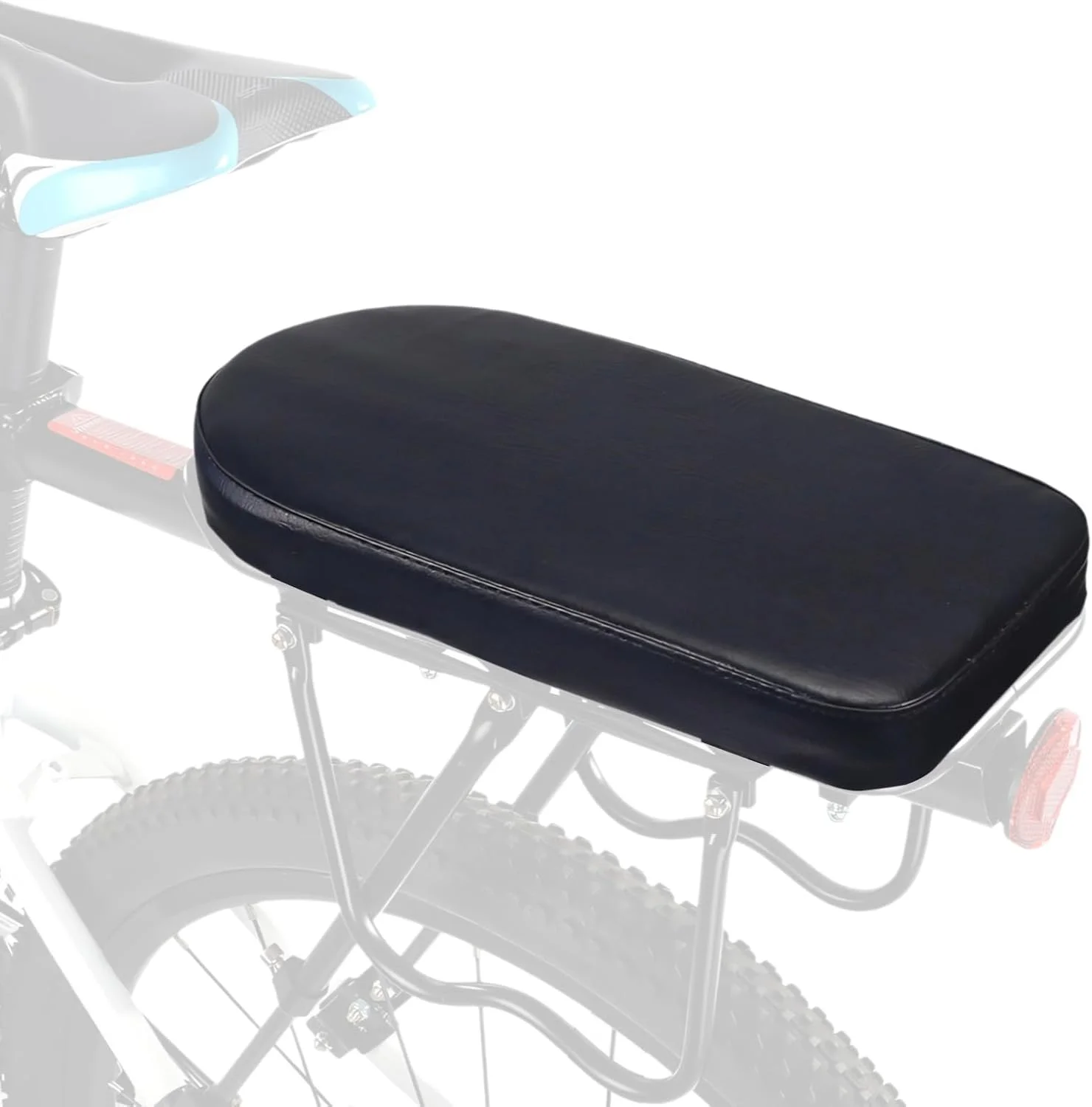 صندلی عقب دوچرخه، کوسن صندلی نرم و راحت جهانی برای قفسه عقب دوچرخه