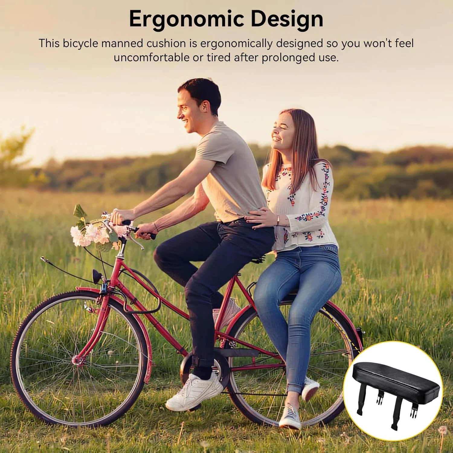 صندلی عقب دوچرخه، کوسن صندلی نرم و راحت جهانی برای قفسه عقب دوچرخه صندلی عقب دوچرخه، کوسن صندلی نرم و راحت جهانی برای قفسه عقب دوچرخه