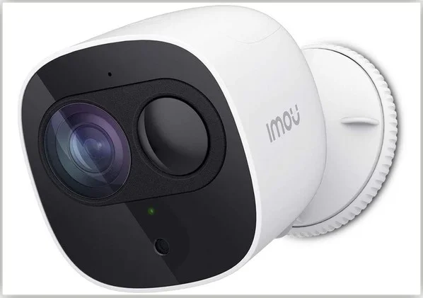 ایمو Cell Pro 100% بدون سیم، 1080P، باتری قابل شارژ، تشخیص PIR، دید در شب، ضد آب IP65، فضای ابری، دوربین داخلی / خارجی | IMO-CELLPROKIT-HUB+CAM