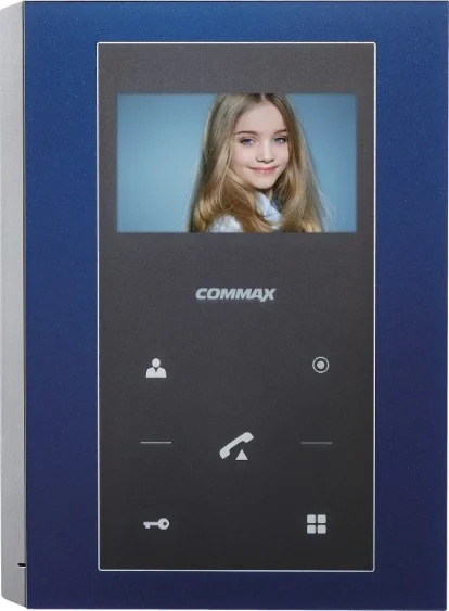مانیتور آیفون تصویری ۴.۳ اینچی Commax مدل CMV43S با قابلیت‌های نظارت دوربین مداربسته، تماس و مکالمه با نگهبانی