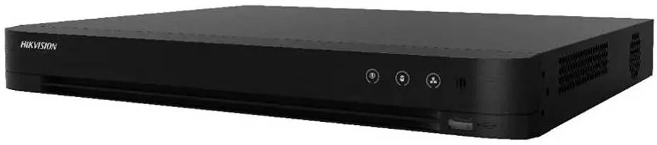 دستگاه ضبط تصاویر هایک ویژن 8 کانال 5 مگاپیکسل 1U H.265 AcuSense DVR، فناوری فشرده سازی H.265 Pro+، رمزگذاری تا 8 مگاپیکسل با 8 فریم در ثانیه، تا 16 دوربین شبکه، نرخ بیت ویدیو 32 کیلوبیت بر ثانیه تا 10 مگابیت بر ثانیه، مشکی | iDS-7208HUHI-M2/S
