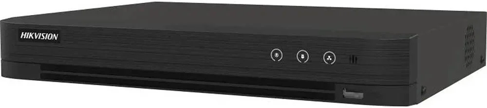 دستگاه ضبط ویدیویی هایک ویژن 4 کانال 1080p 1U H.265 AcuSense، فناوری فشرده سازی H.265 Pro+، رمزگذاری تا 1080p @ 15 فریم در ثانیه، نرخ بیت ویدیویی 32 کیلوبیت بر ثانیه تا 6 مگابیت بر ثانیه، تا 6 دوربین شبکه، مشکی | iDS-7204HQHI-M1/S