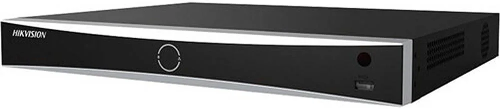 دستگاه ضبط تصاویر هایک ویژن 16 کانال PoE 1U سری K مدل AcuSense 4K NVR، تا 16 کانال دوربین IP، فرمت های ویدیویی H.265+/H.265/H.264+/H.264، پهنای باند تا 160 مگابیت بر ثانیه، اترنت RJ-45، 2 SATA، HDMI/VGA، مشکی | DS-7616NXI-K2/16P دستگاه ضبط تصاویر هایک ویژن 16 کانال PoE 1U سری K مدل AcuSense 4K NVR، تا 16 کانال دوربین IP، فرمت های ویدیویی H.265+/H.265/H.264+/H.264، پهنای باند تا 160 مگابیت بر ثانیه، اترنت RJ-45، 2 SATA، HDMI/VGA، مشکی | DS-7616NXI-K2/16P