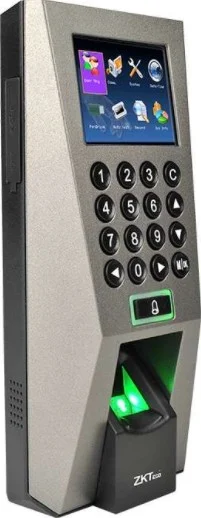 دستگاه کنترل تردد و حضور و غیاب اثر انگشتی مستقل ZkTeco F18، قفل برقی شخص ثالث، سنسور درب، دکمه خروج، رابط کنترل دسترسی آلارم | F18