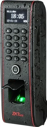 دستگاه کنترل تردد ضد آب ZKTECO IP65 مدل TF1700 با صفحه نمایش OLED 128x64 و الگوریتم VX10.0 دستگاه کنترل تردد ضد آب ZKTECO IP65 مدل TF1700 با صفحه نمایش OLED 128x64 و الگوریتم VX10.0