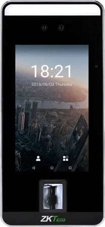 دستگاه حضور و غیاب و کنترل دسترسی ZKTeco، سوئیچ وضعیت خودکار، LCD لمسی 5 اینچی | SPEEDFACE-V5