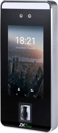 دستگاه حضور و غیاب و کنترل دسترسی ZKTeco، سوئیچ وضعیت خودکار، LCD لمسی 5 اینچی | SPEEDFACE-V5