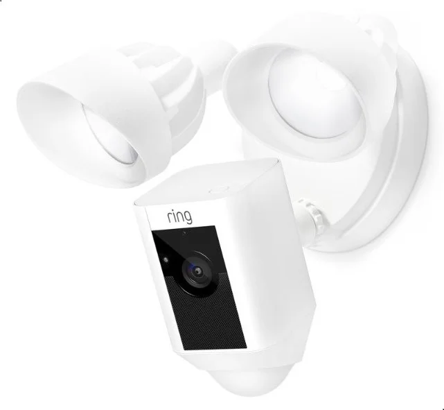 دوربین امنیتی چراغ دار Ring، تشخیص حرکت - سفید | 8SF1P7-WEU0
