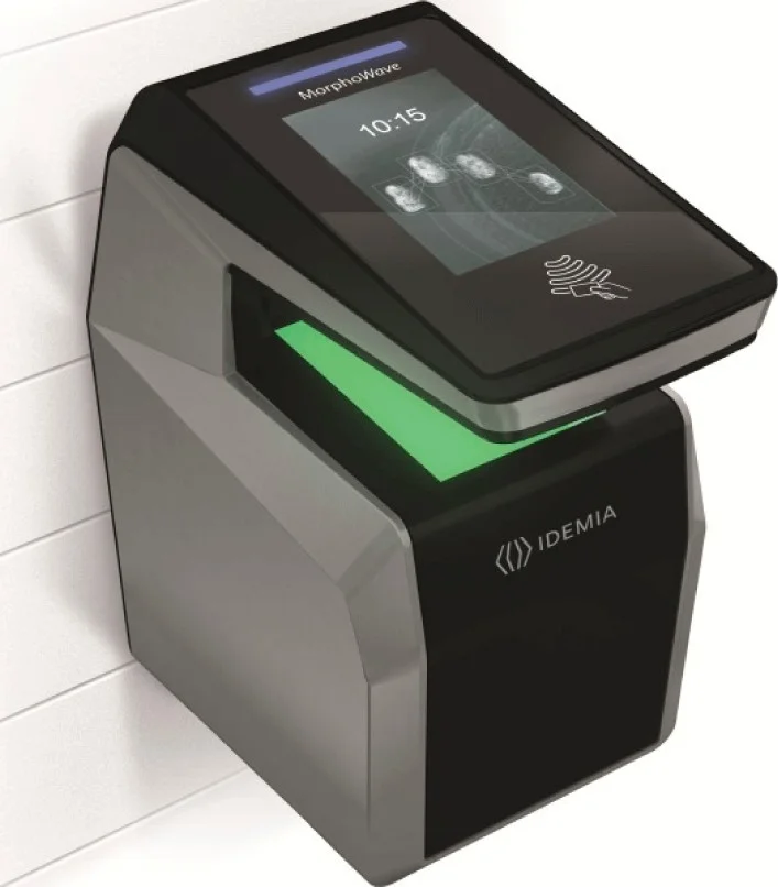 دستگاه حضور و غیاب اثر انگشتی غیر تماسی MorphoWave Compact XP MD ایدمیا، پردازنده Nvidia ARM Cortex A15 چهار هسته ای 2.1 گیگاهرتز، 2 گیگابایت رم، 16 گیگابایت فلش، اترنت، RS485، RS422، IP65، MIFARE، DESFire | 293722301