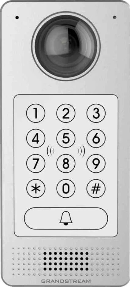 سیستم درب بازکن تصویری تحت شبکه گرنداستریم مدل GDS3710 به همراه دوربین مداربسته تحت شبکه و اینترکام