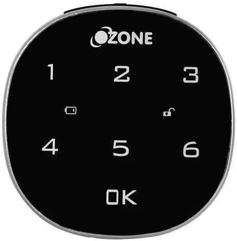 قفل رمزی ازن، رمز اصلی، ضد سرقت، ایمن خودکار، نشانگر باتری کم، پورت میکرو USB، حالت عمومی، مشکی | OZFL-401-PW