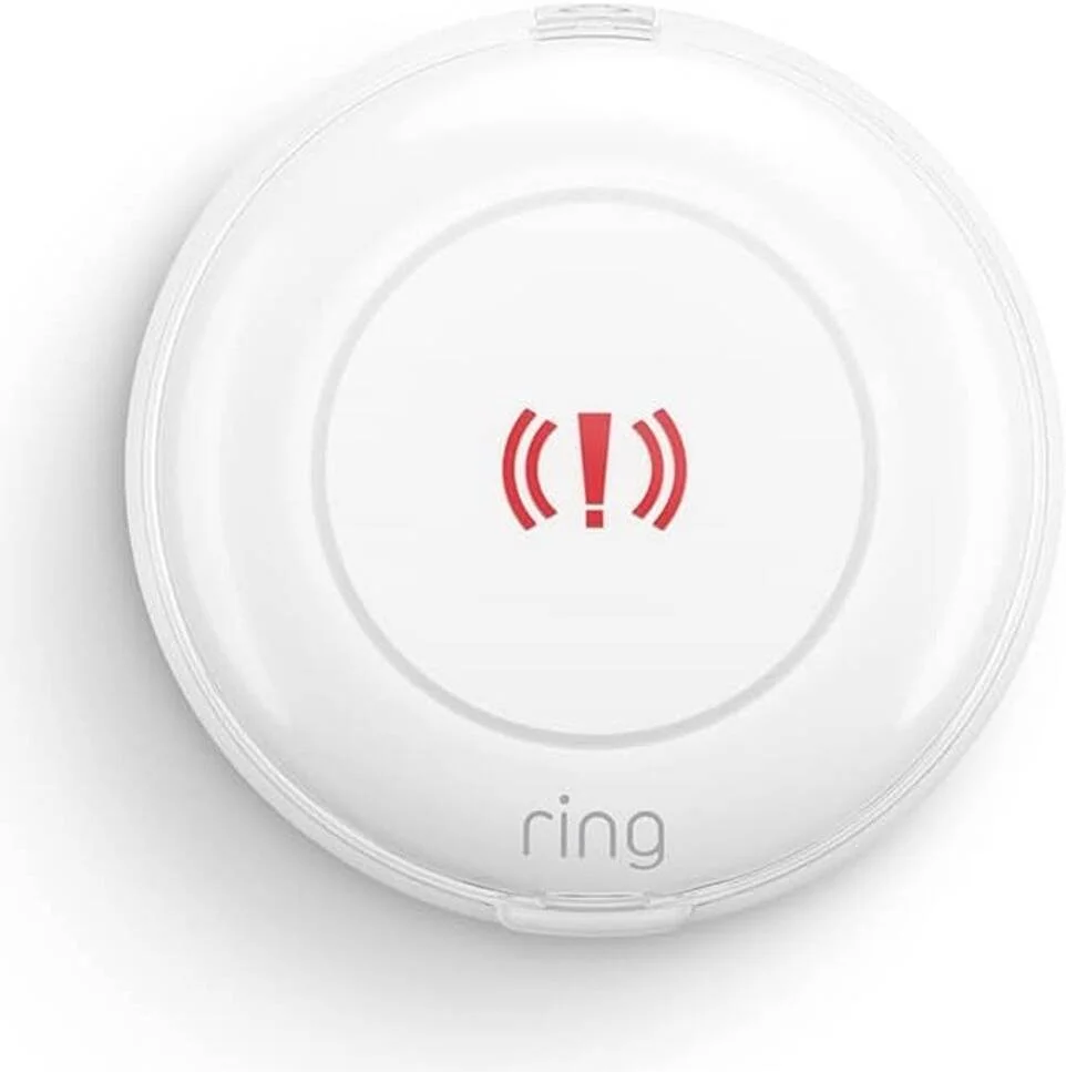 دکمه وحشت رینگ، ارسال خودکار اعلان فوری، سفید | B09NXP9QBL
