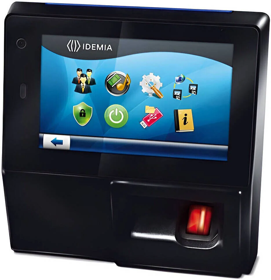 دستگاه حضور و غیاب Idemia MorphoAccess SIGMA Wide iCLASS WR، صفحه نمایش افقی 5 اینچی، تشخیص اثر انگشت و چهره جعلی، انگشت اضطراری، کارت های HID iClass، سوئیچ مکانیکی، مشکی | 293638856