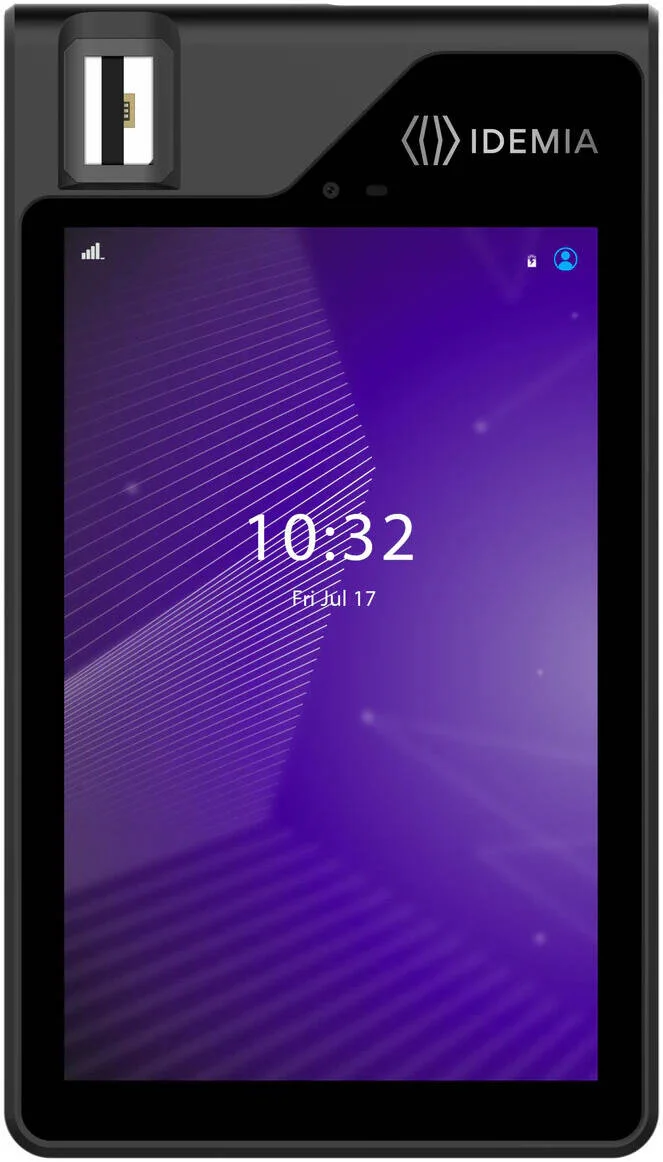 صفحه نمایش ID Idemia، صفحه لمسی رنگی 8 اینچی با کیفیت بالا، 2 گیگابایت رم، 16 گیگابایت فلش، بلوتوث 5.0، دو سیم کارت میکرو، سیستم عامل اندروید 10، باتری 5000 میلی آمپر ساعت، مشکی | 293762347