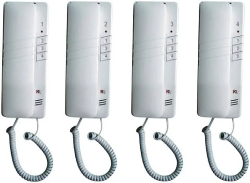 سیستم ارتباط داخلی بی‌سیم CRONY مدل Rl0510B4، زنگ درب دیجیتال دو طرفه 2.4 گیگاهرتز