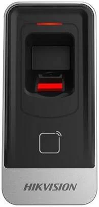 دستگاه اثر انگشت Hikvision مدل DS-K1201AMF، دارای ماژول اثر انگشت نوری، پشتیبانی از کارت خوان M1، حداکثر ظرفیت ذخیره سازی 5000 اثر انگشت، دارای بازر داخلی برای نشان دادن وضعیت، عملکرد ضد دستکاری