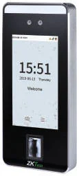 دستگاه تشخیص چهره، اثر انگشت و کف دست ZKTeco SpeedFace-V5L با صفحه نمایش رنگی 5 اینچی LCD، دوربین 2 مگاپیکسلی WDR با نور کم، کارت، رمز عبور و صفحه کلید مجازی - مشکی/نقره ای | SpeedFace-V5L