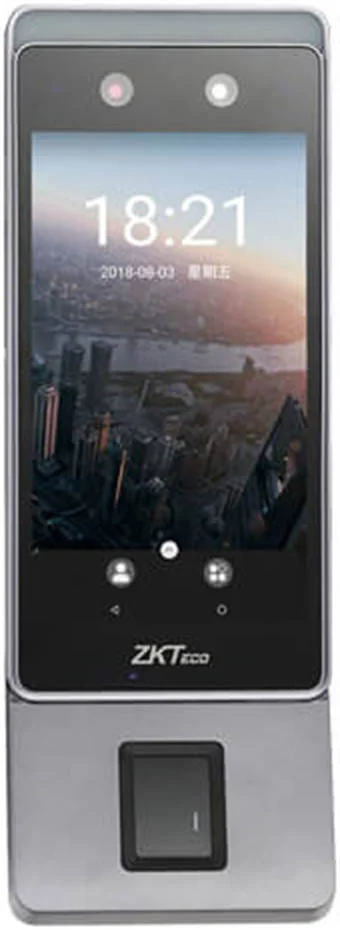 دستگاه حضور و غیاب بی سیم ZKTeco Horus E1-FP، تشخیص چهره، چهره + اثر انگشت + کارت، اسکن از فاصله 3 متری، پشتیبانی از 4G / WiFi / Bluetooth / GPS / تشخیص ماسک | Horus E1- FP