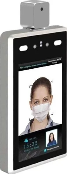 سیستم تشخیص چهره، نظارت بر دما و کنترل دسترسی آوالون - نقره ای | AN-FRTMS-STD