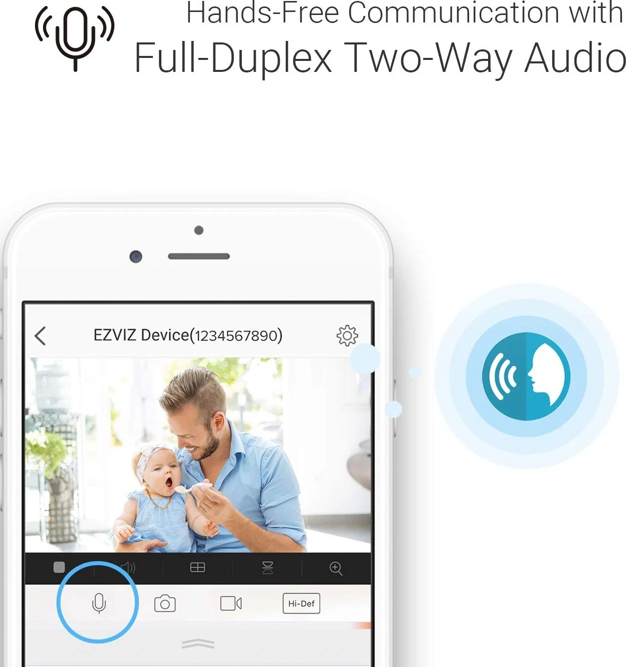 دوربین بیسیم خانگی Ezviz توسط Hikvision مدل C1C با رزولوشن 1080p | CS-C1C-D0-1D2WFR دوربین بیسیم خانگی Ezviz توسط Hikvision مدل C1C با رزولوشن 1080p | CS-C1C-D0-1D2WFR