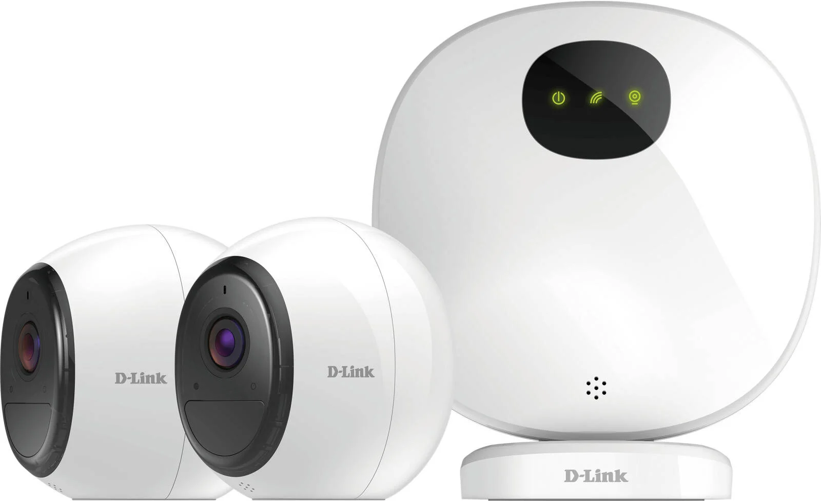 کیت دوربین بی‌سیم حرفه‌ای D-Link mydlink، کیفیت Full HD 1080p، ضبط ابری، تشخیص حرکت پیشرفته، صدای دو طرفه، امنیت 100% بی‌سیم | DCS-2802KT