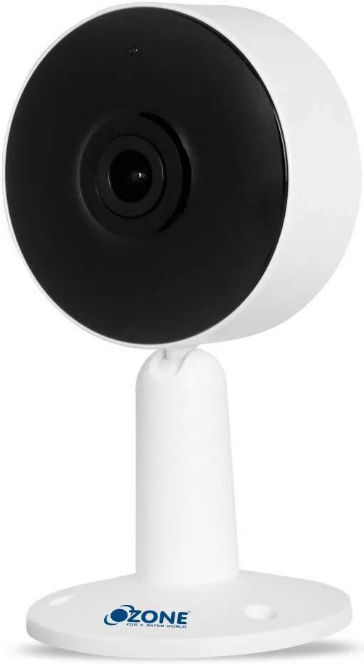 دوربین هوشمند داخلی وای‌فای Ozone OZ-Life-FC-01، دوربین FHD 1080P، ارتباط دو طرفه، دید در شب مادون قرمز، اتصال هوشمند صحنه، تشخیص حرکت و ردیابی | OZ-Life-FC-01