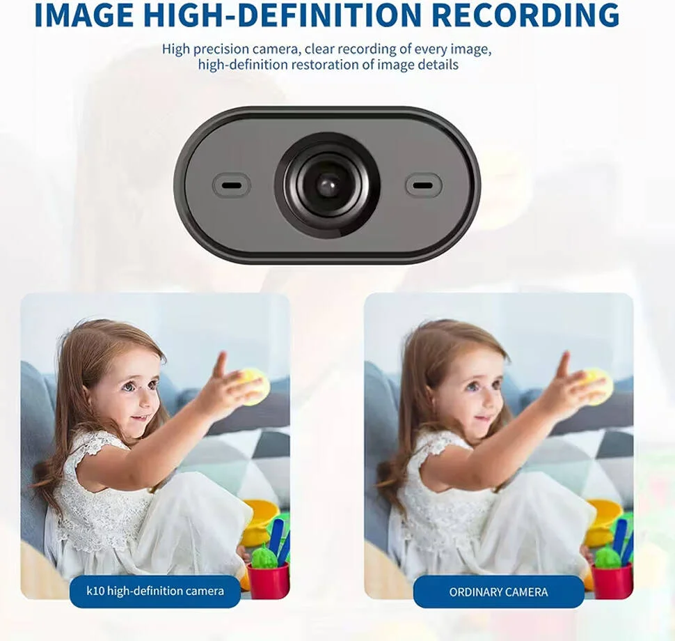 دوربین امنیتی کوچک، دوربین داخلی و خارجی کوچک، وای فای خانگی، دوربین با قابلیت مشاهده از راه دور برای امنیت، دید در شب اتوماتیک، مشکی/خاکستری دوربین امنیتی کوچک، دوربین داخلی و خارجی کوچک، وای فای خانگی، دوربین با قابلیت مشاهده از راه دور برای امنیت، دید در شب اتوماتیک، مشکی/خاکستری