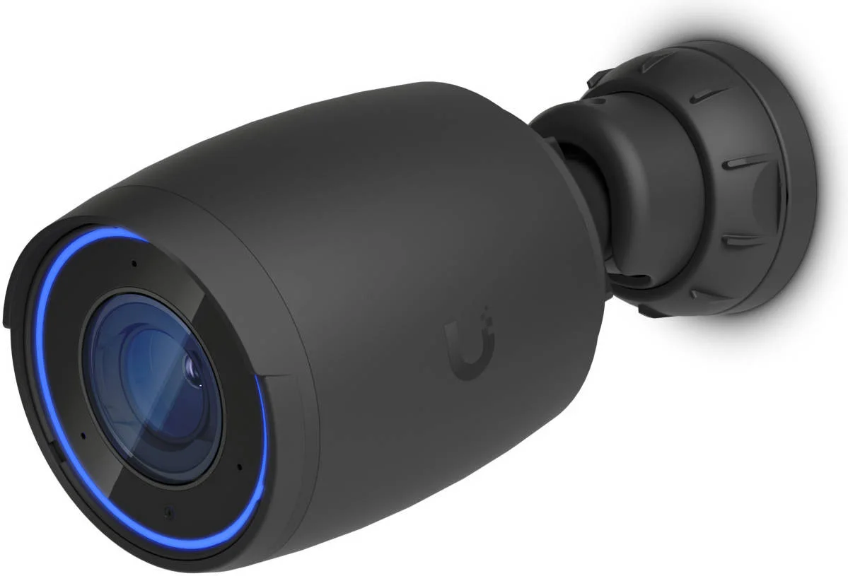 دوربین مداربسته بولت شبکه 4K هشت مگاپیکسلی بیرونی Ubiquiti UniFi AI Pro با دید در شب، دید در شب IR 25 متری، زوم اپتیکال 3 برابر، صدای دو طرفه، اترنت RJ45 با PoE، UniFi Protect، مشکی | UVC-AI-PRO-BLACK