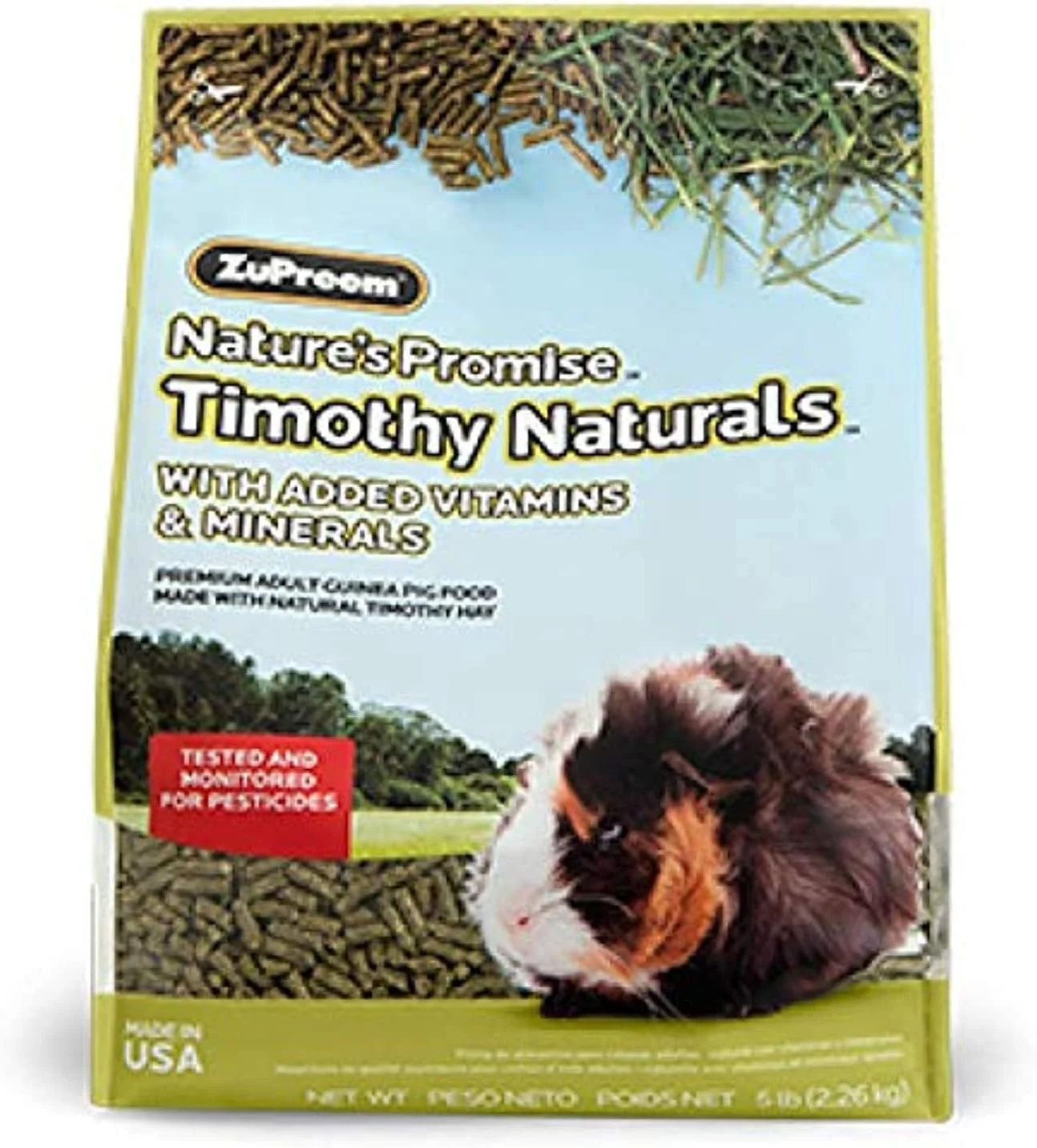 غذای خوکچه هندی زوپریم Nature's Promise، وزن ۲.۲ کیلوگرم