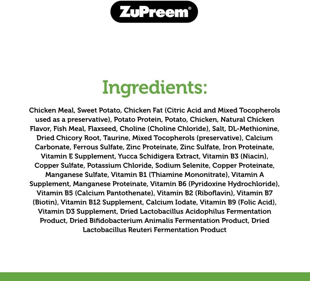 غذای رژیمی راسو ZuPreem 230012، وزن 4 پوند