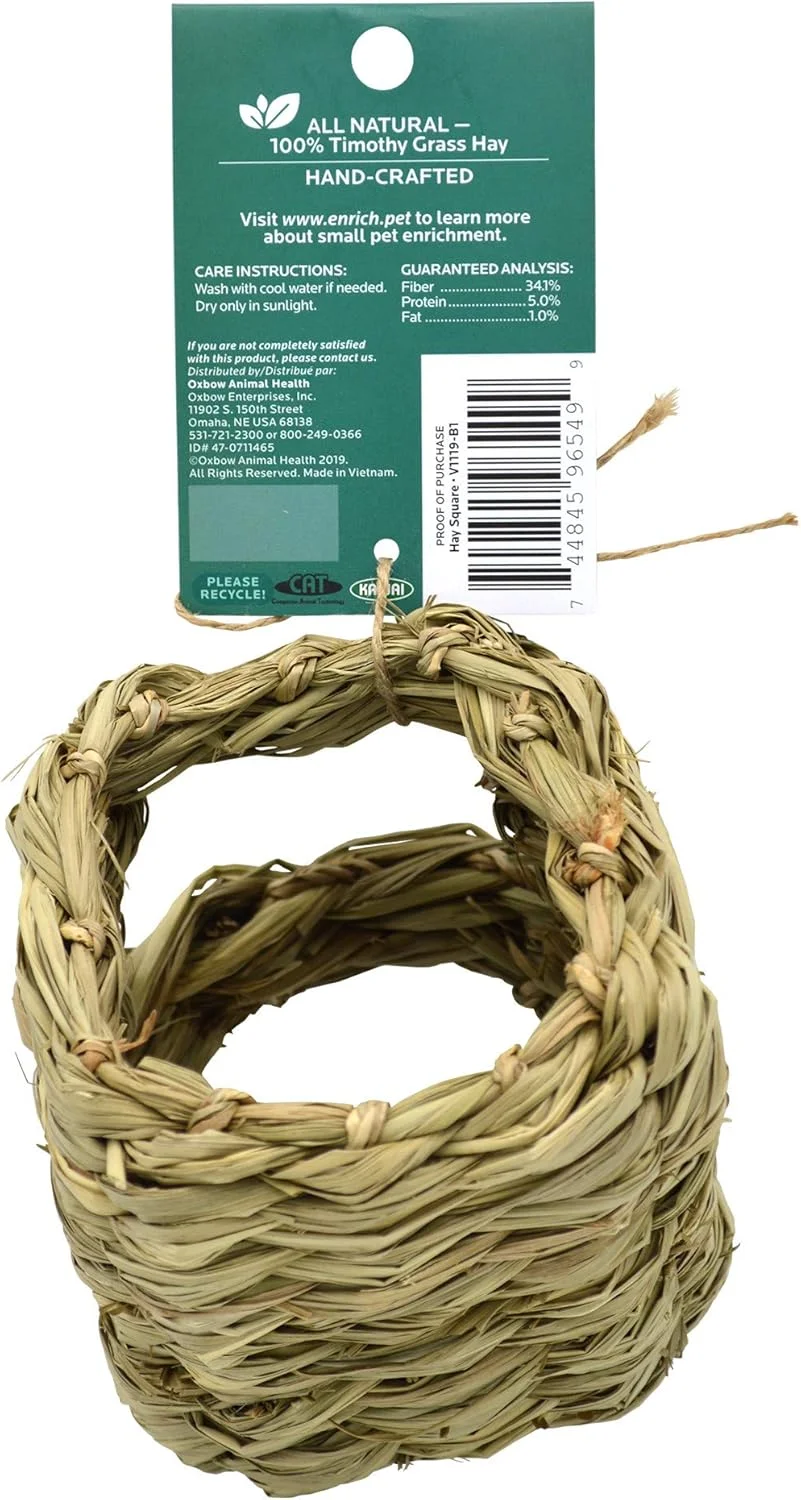 مربع یونجه تیموتی Oxbow Animal Health