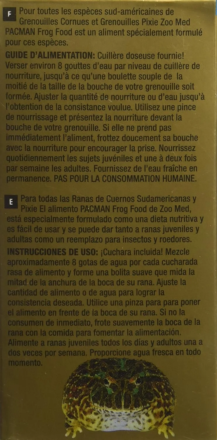 غذای قورباغه Pacman زو مد، 2 اونس