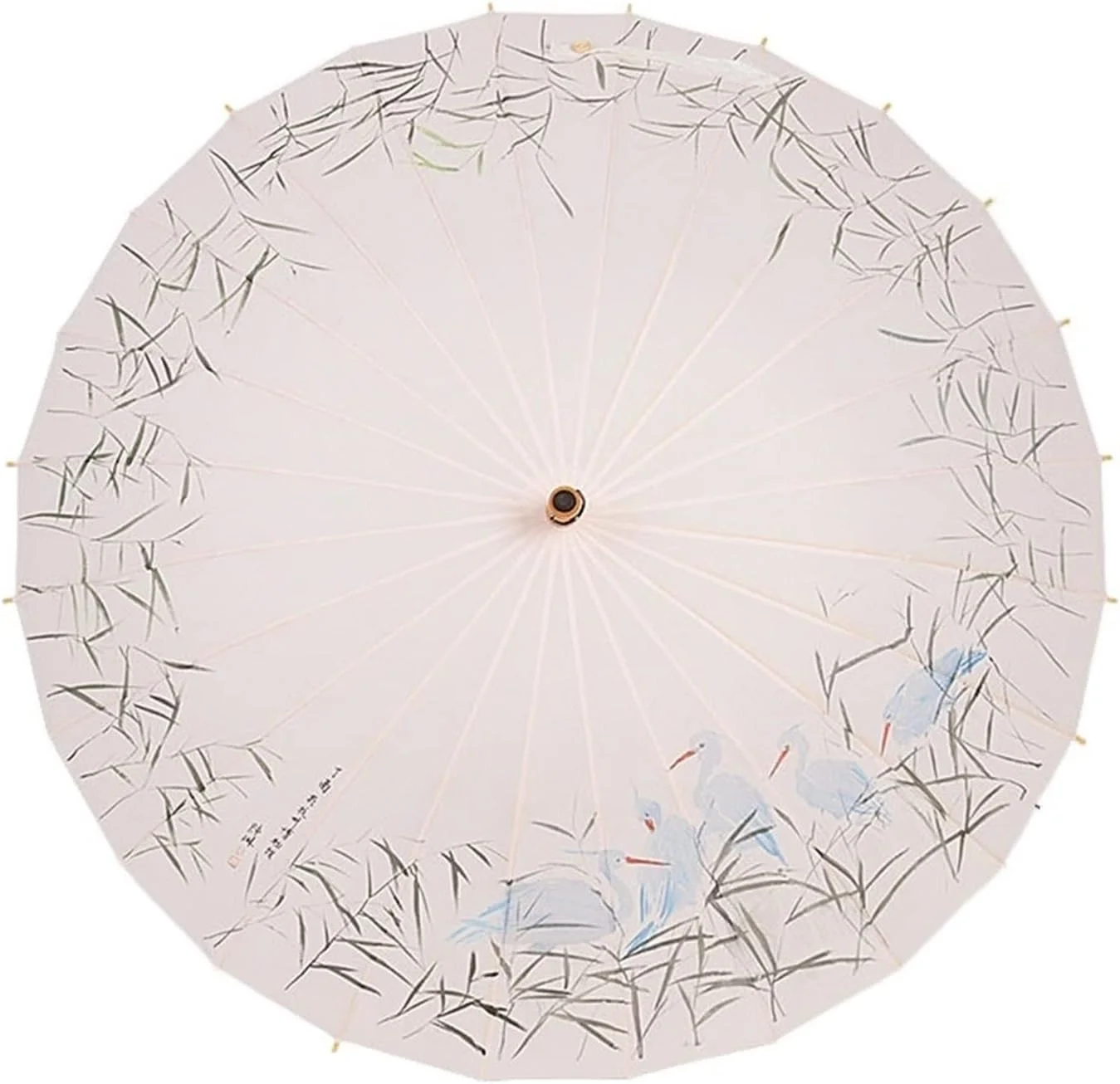 چتر بزرگ مردانه با دسته چوبی مقاوم در برابر باد، با کیفیت و کلاسیک