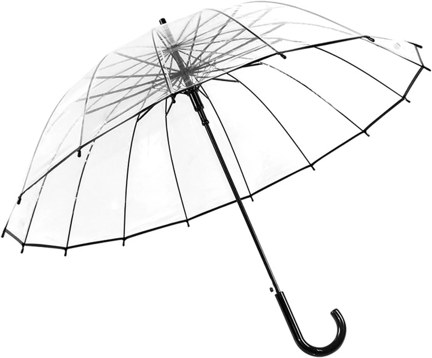 چتر اتوماتیک شفاف، چتر بزرگ شده، چتر آفتابی